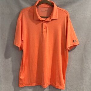 Under Armour Bright Orange Polo Shirt
